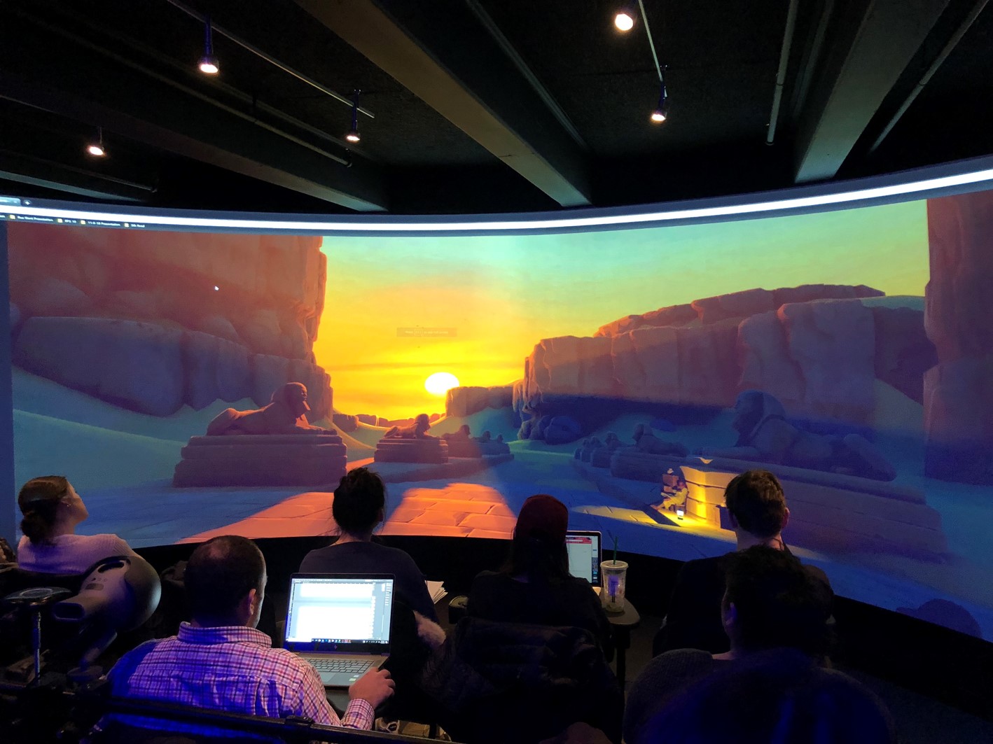 Class in VizLab