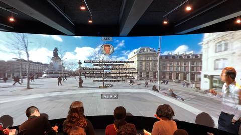 Visualization Lab in use for Research
