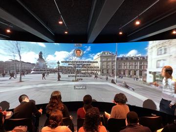 Visualization Lab in use for Research