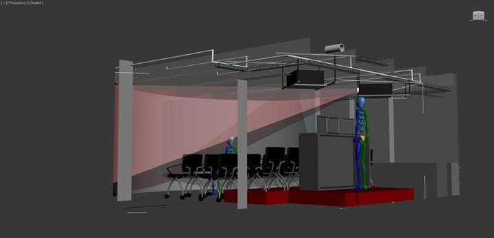 Projector schematics for VizLab